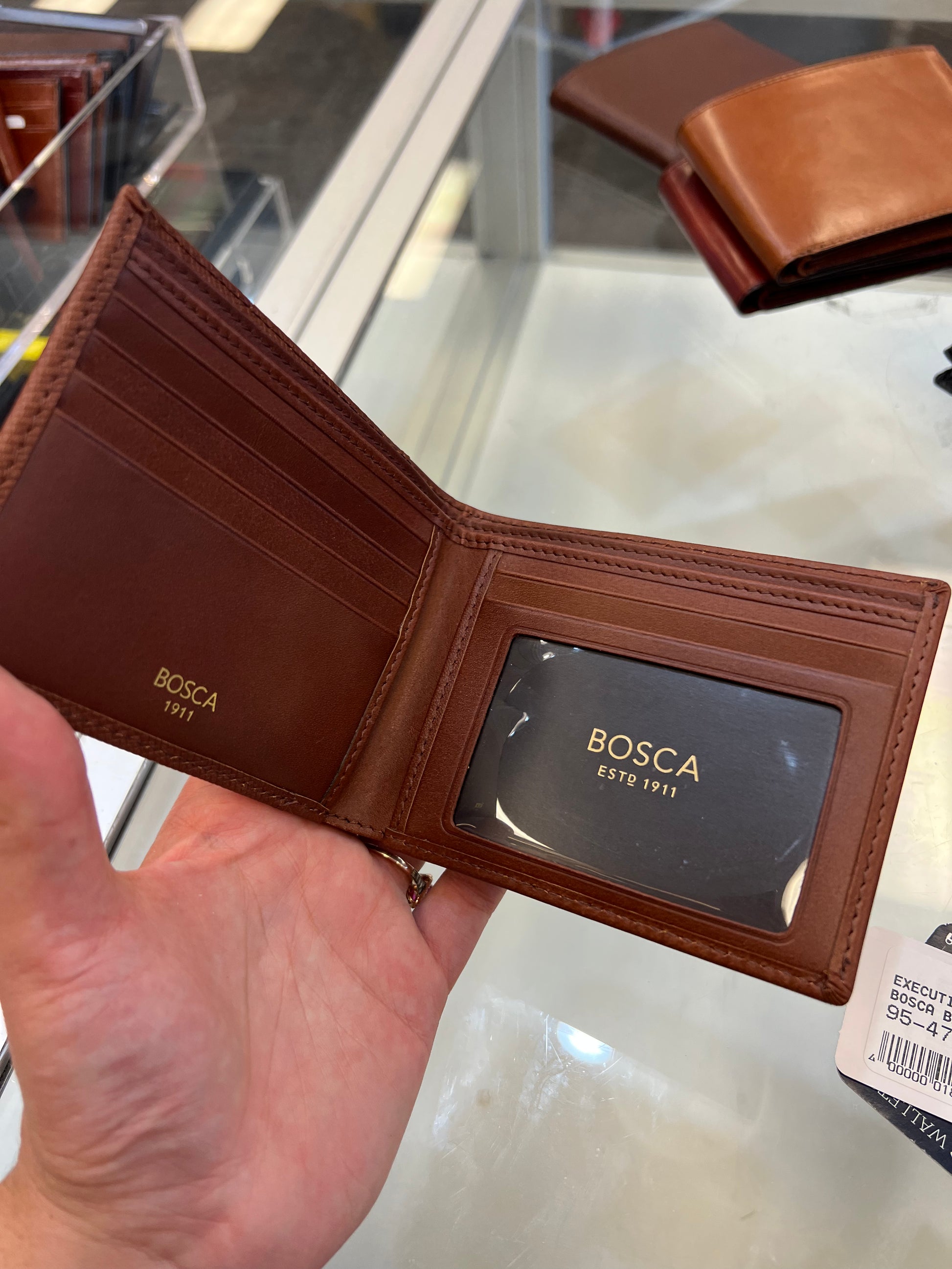 Bosca Executive ID Leather Wallet