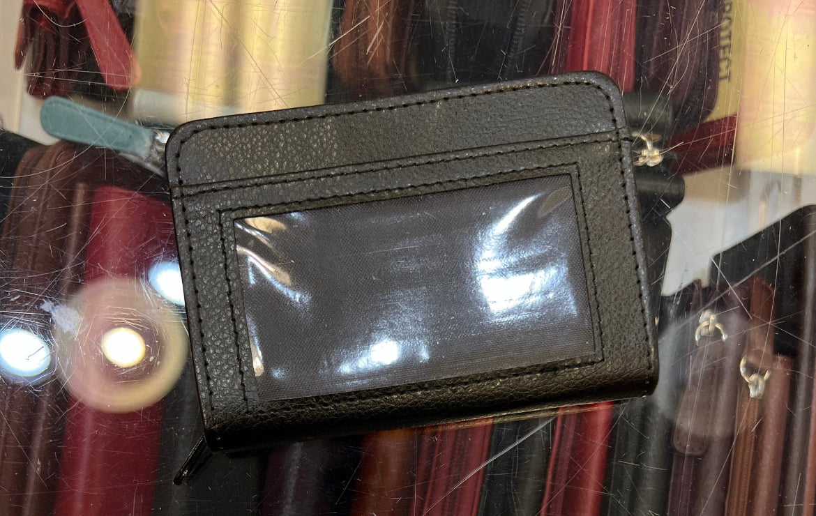 Leather Multi-Card/Photo Wallet