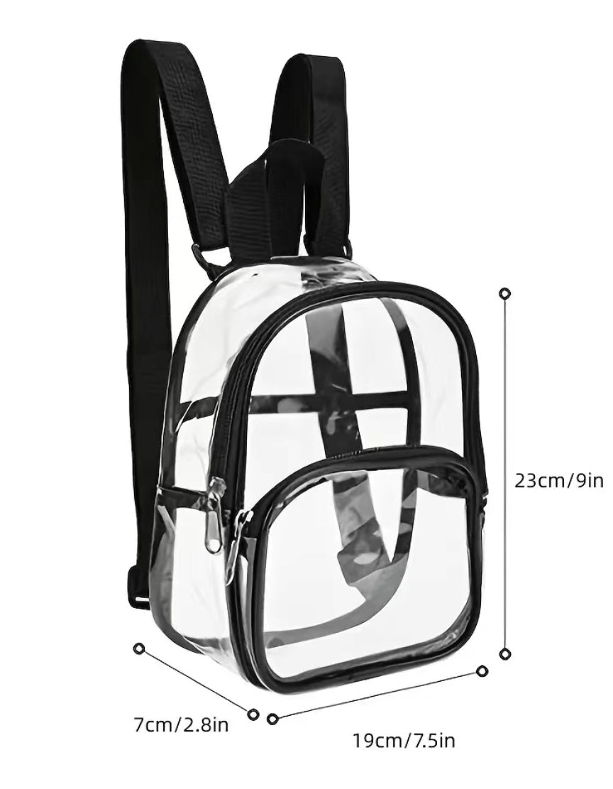Stadium Transparent/Clear Mini Backpack-Small