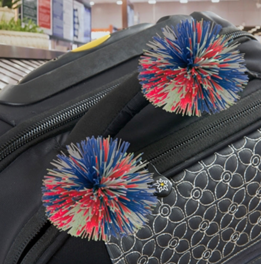 Zangles® Bag Tags Red White Blue