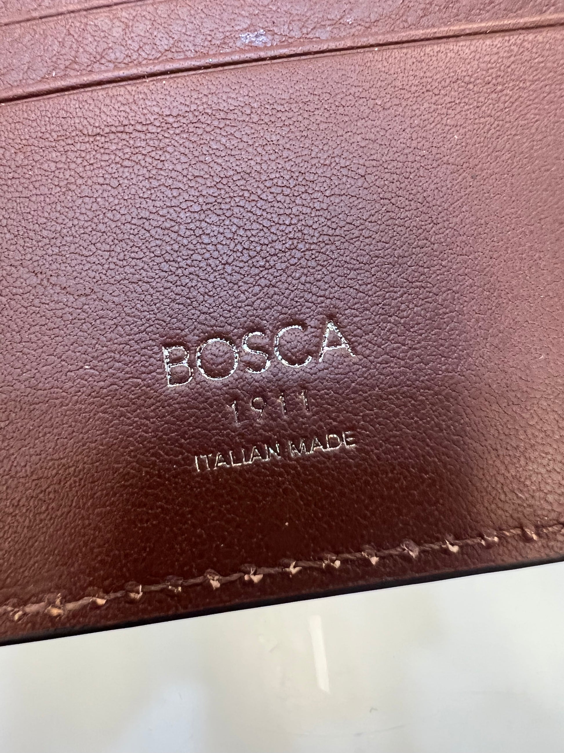 Bosca Navayo 8 Pocket Deluxe Leather Wallet