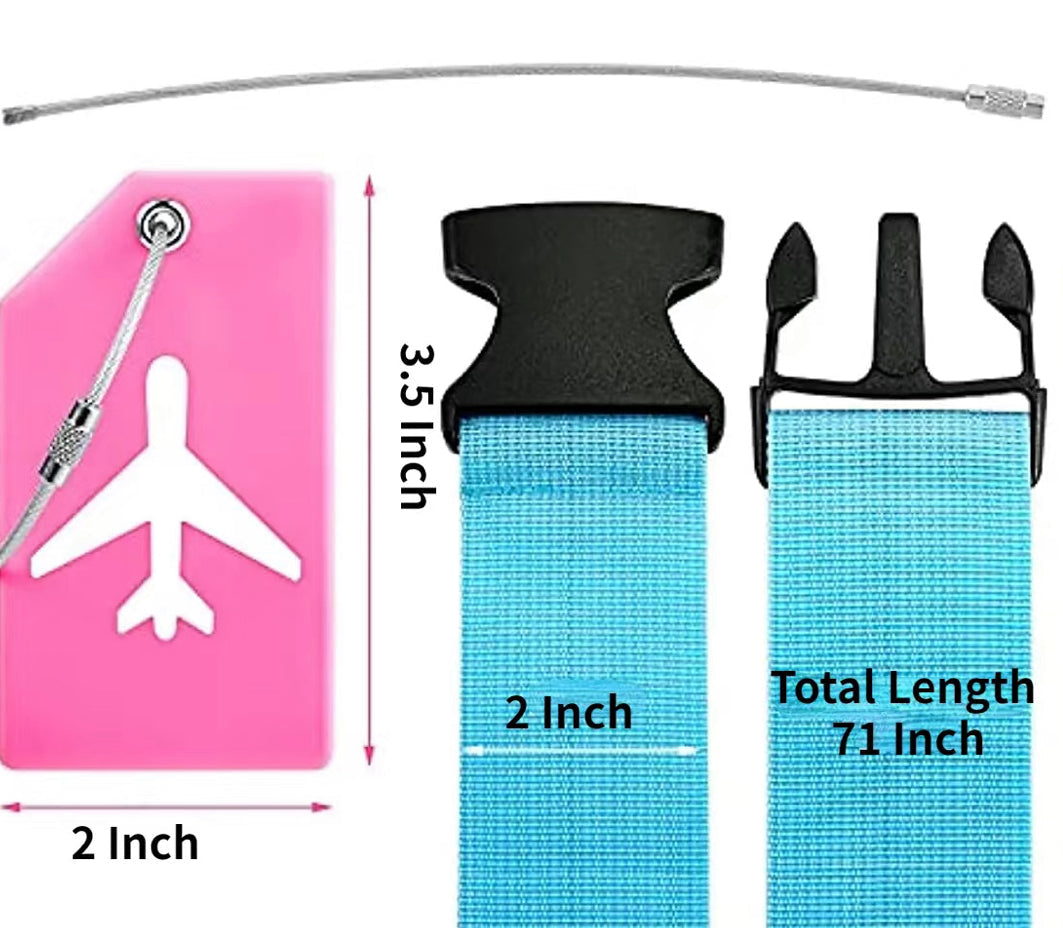 Luggage Strap + Tag- $6.99