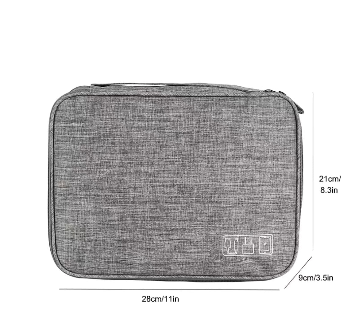 Deluxe Travel Accessories/Electronics Organizer