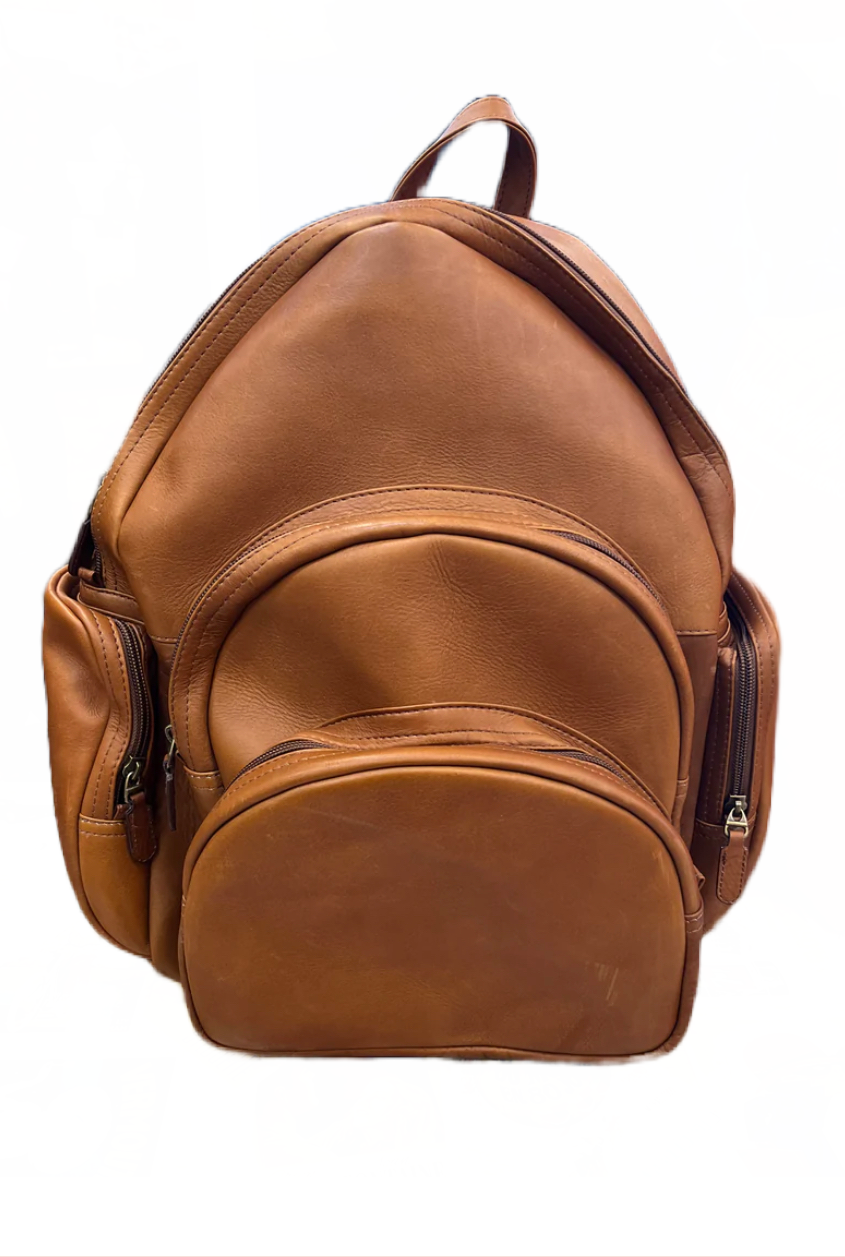 Leather rucksack clearance sale