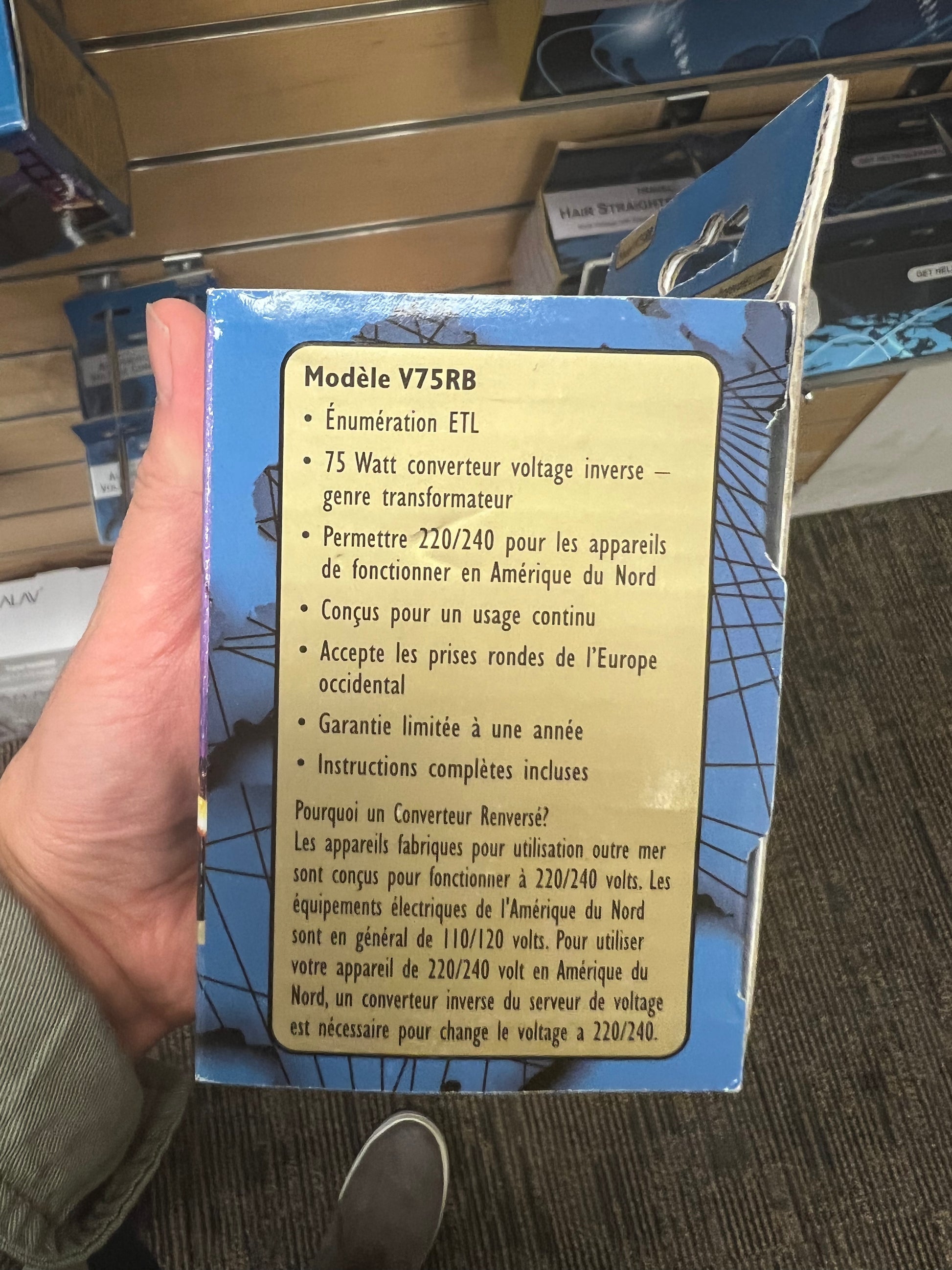 Voltage Valet 75 Watt Reverse Converter