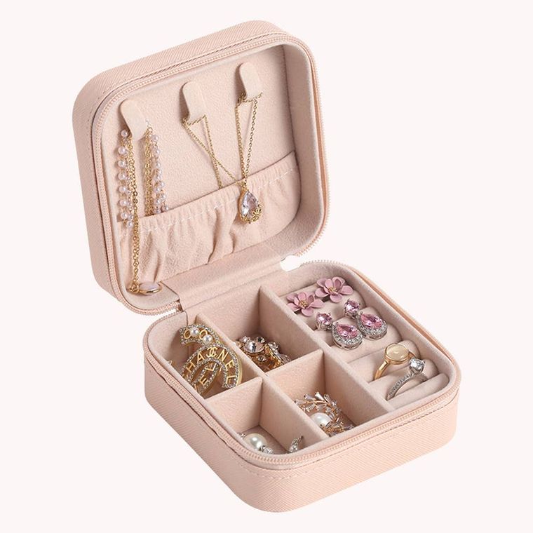 Travel Jewelry Box Pink