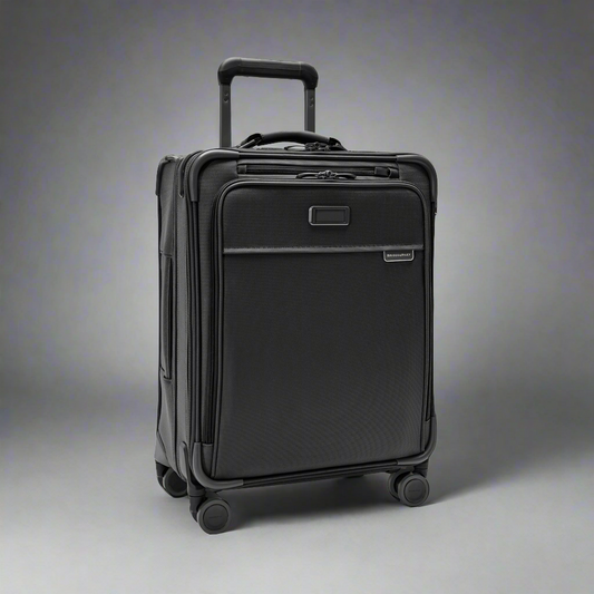 Briggs & Riley Baseline 21 inch Global Softside Carry-On Spinner with Suiter