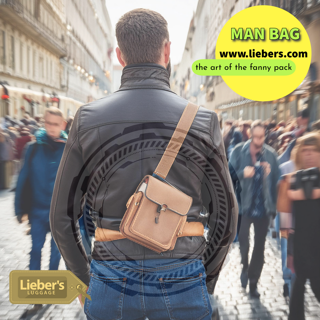 Man Up Your Style: The European Man Bag Evolution at Lieber's Luggage