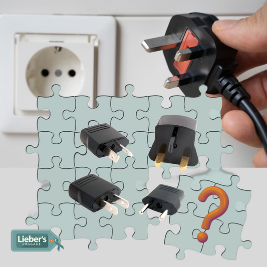 Lost in a Plug-in Puzzle? Lieber's Luggage Has the Perfect Adapter!
