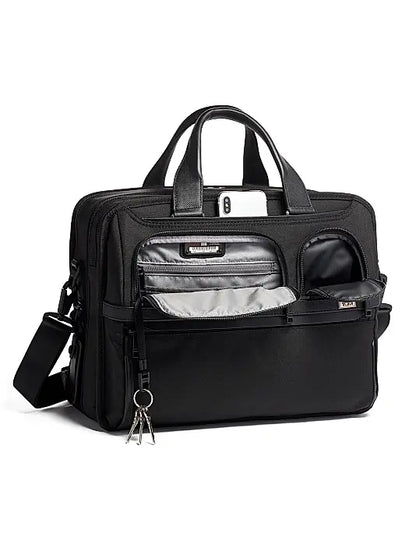 TUMI Alpha X Organizer Briefcase with trolley sleeve
