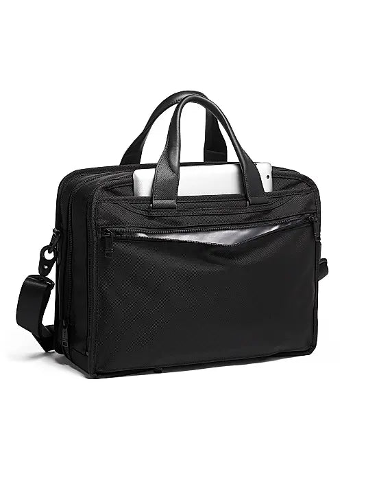 TUMI Alpha X Organizer Briefcase with trolley sleeve