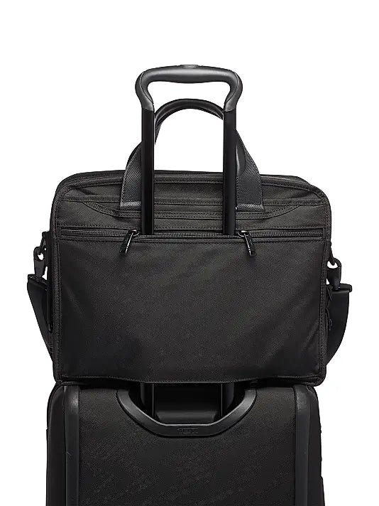 TUMI Alpha X Organizer Briefcase with trolley sleeve