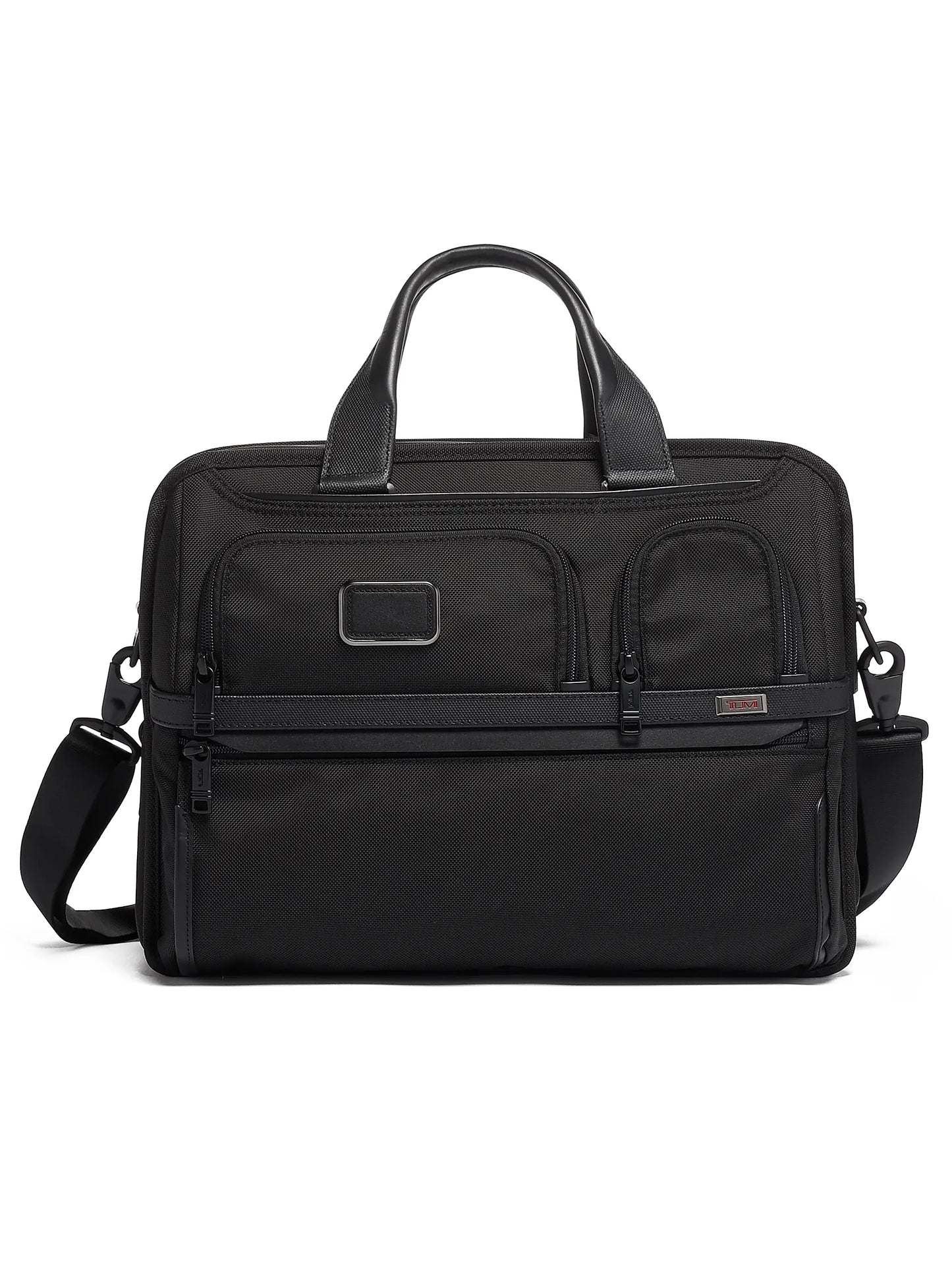 TUMI Alpha X Organizer Briefcase with trolley sleeve