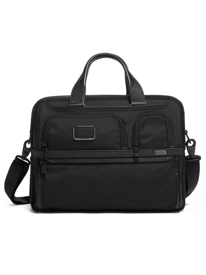 TUMI Alpha X Organizer Briefcase with trolley sleeve