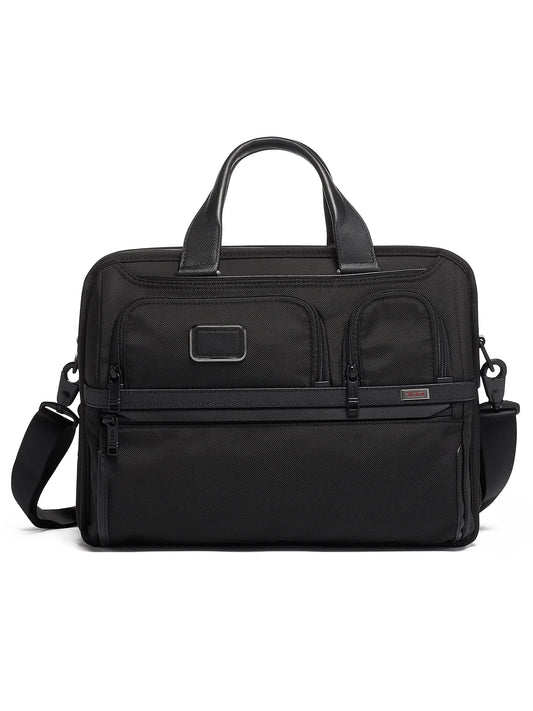 *Discontinued* TUMI Alpha X Organizer Briefcase with trolley sleeve Black