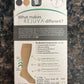 Final Sale- Rejuva Knee High Coolmax Compression Socks (Small-Khaki)