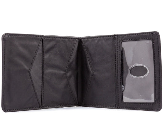 Big Skinny RFID Blocking Leather Super Skinny Bifold Wallet Black