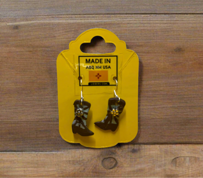 Luggage Lab- Earrings Handcrafted in ABQ NM Boots 11
