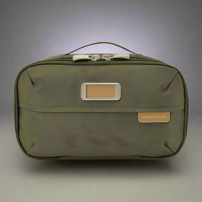 Briggs & Riley Baseline Expandable Essentials Toiletry Kit (Free Monogram)- BL115X Olive