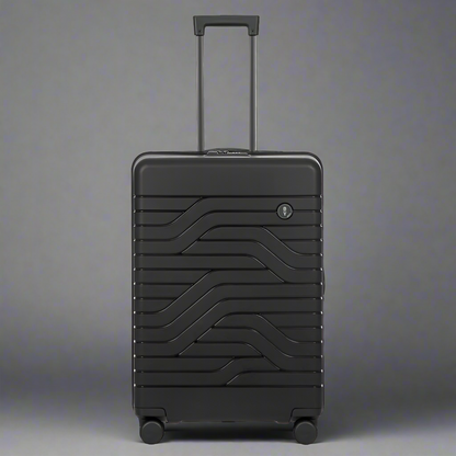 Bric's Ulisse 28" Medium Checked Hardside Expandable Spinner Black