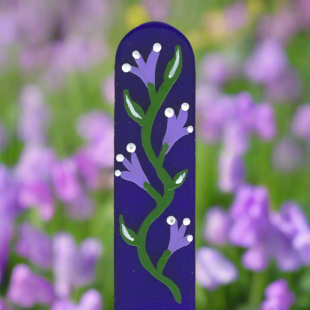 Czech Glass Nail File - Small- Hand Painted- $10