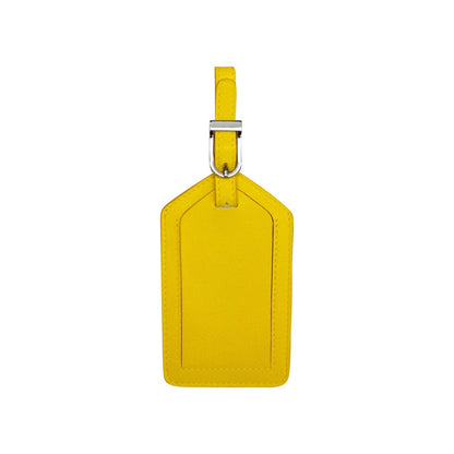 ili New York - Leather Luggage Tag- 6422 Sunshine