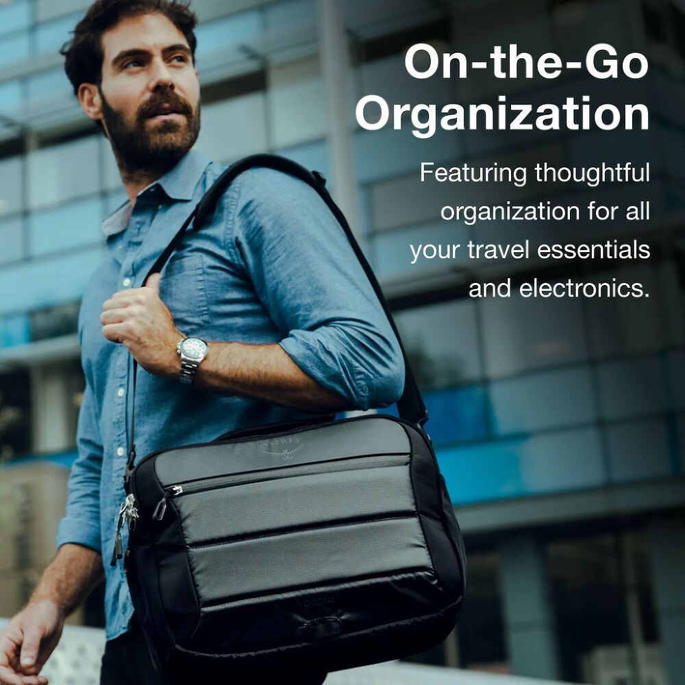 Osprey Ozone Briefcase Travel Bag with trolley passthrough