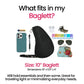 Ameribag 10" Microfiber "Love My Life" Baglett - Small - 7100LG-LML