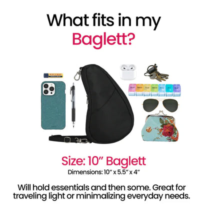 Ameribag 10" Microfiber "Love My Life" Baglett - Small - 7100LG-LML