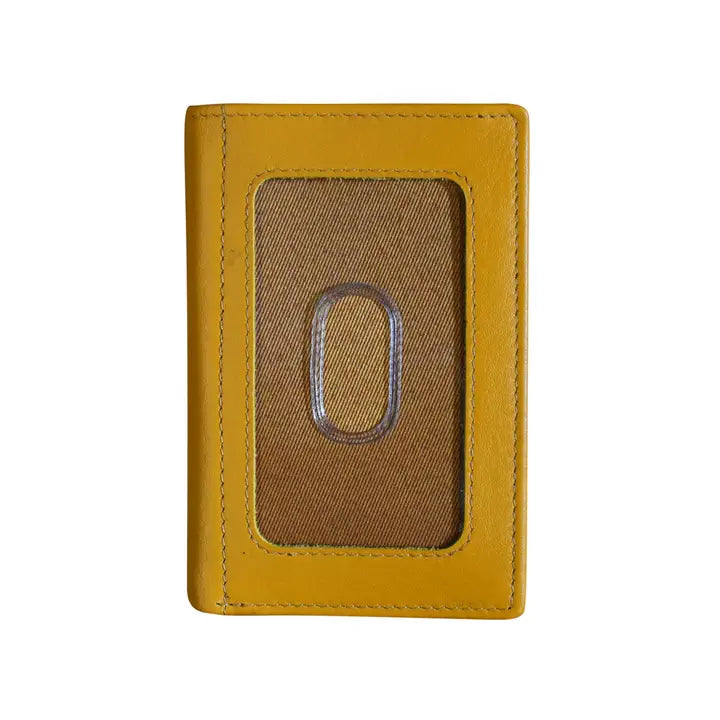 ili New York Leather RFID Vertical Bifold Wallet