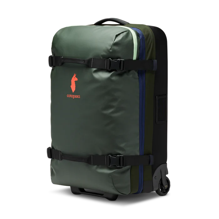 On Sale- Cotopaxi Allpa 65L Water-Resistant 2-Wheeled Softsided Checked Bag - Woods