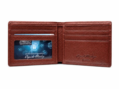 *NEW* Osgoode Marley Leather RFID Mini Thinfold Bifold Wallet with ID Holder - 1223