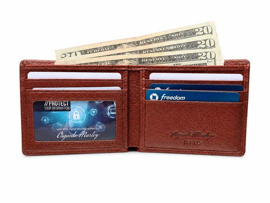*NEW* Osgoode Marley Leather RFID Mini Thinfold Bifold Wallet with ID Holder - 1223