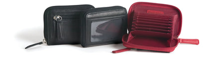 Osgoode Marley RFID Zippered Accordion Card File Wallet- 1248