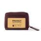 Osgoode Marley RFID Zippered Accordion Card File Wallet- 1248 Brandy