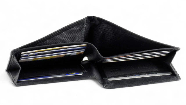 Osgoode Marley Leather RFID 15 Card Pocket Billfold Wallet- 1255 Black