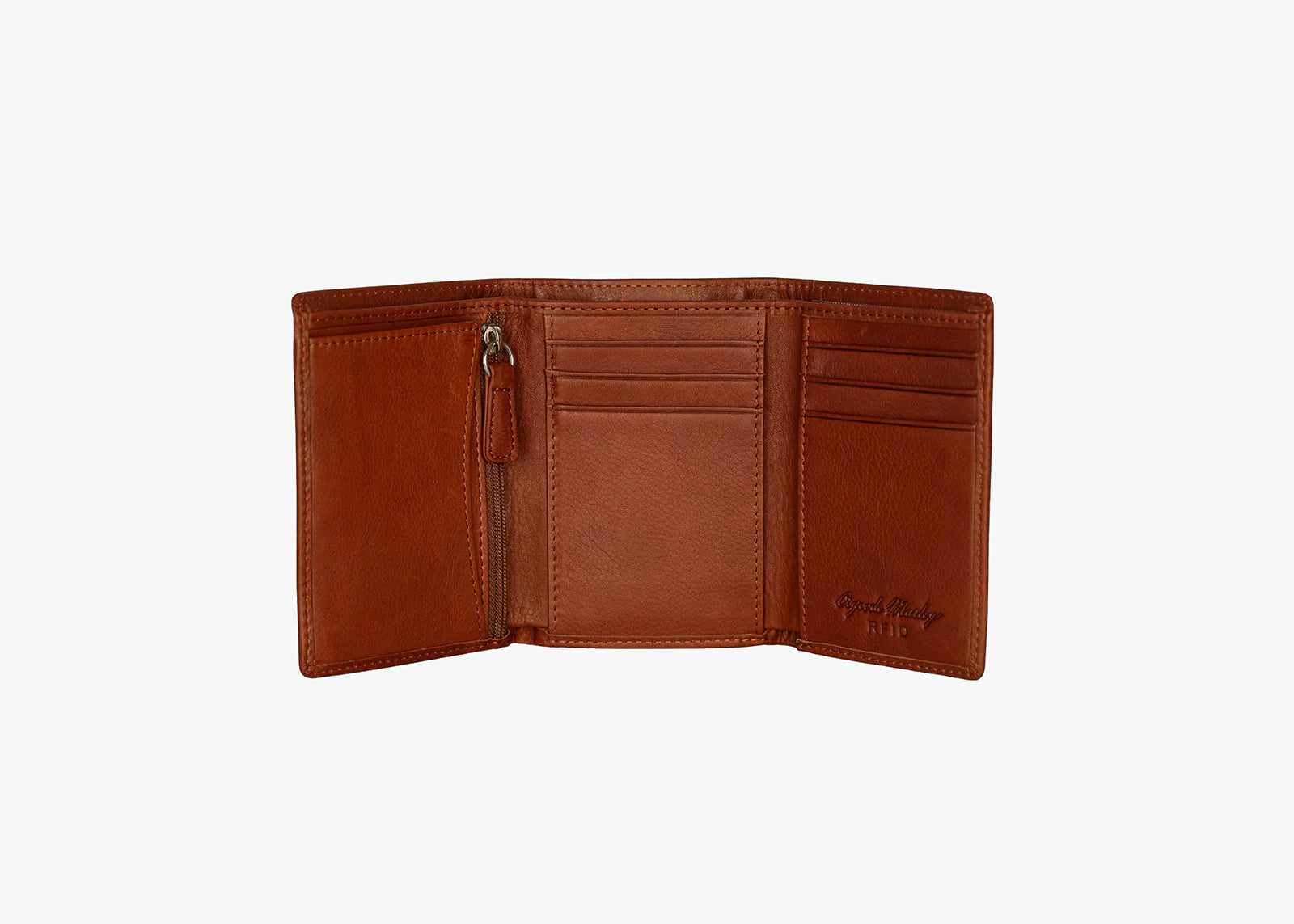 Osgoode Marley Leather RFID ID Trifold w/ Zipper