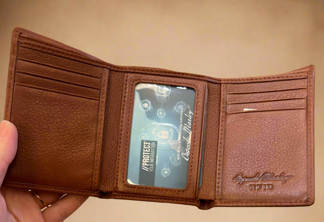 Osgoode Marley RFID Trifold Leather Wallet - $75