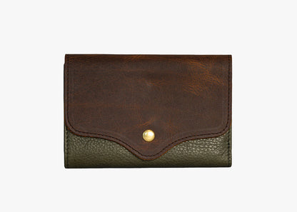 Osgoode Marley Leather RFID Snap Wallet Olive