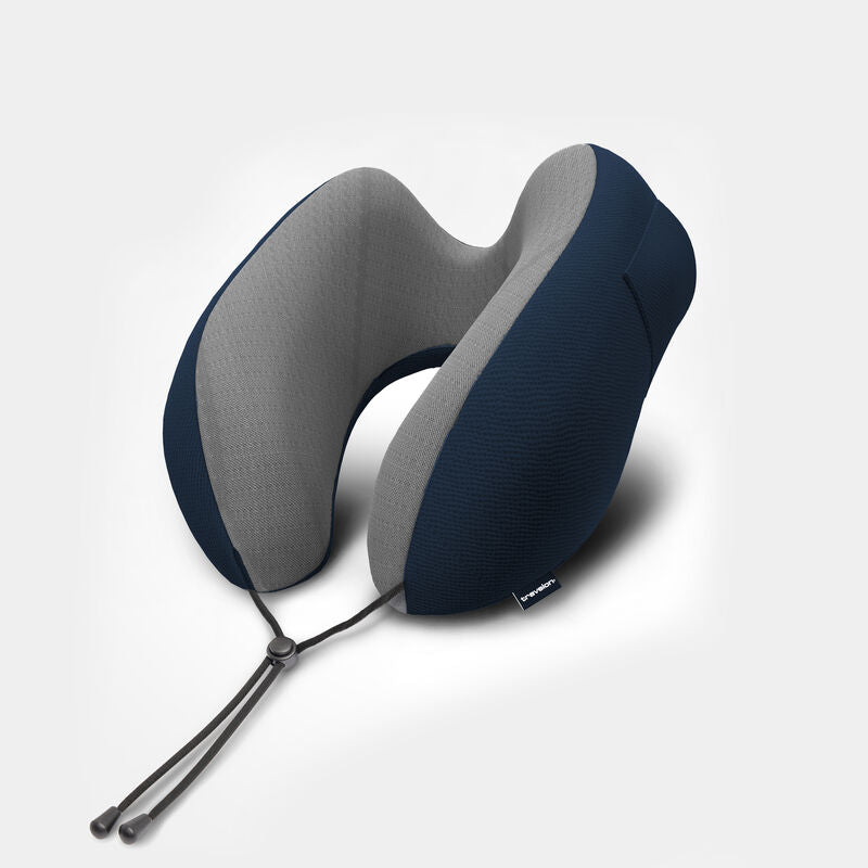 Travelon Transit Premium Neck Pillow Navy Gray