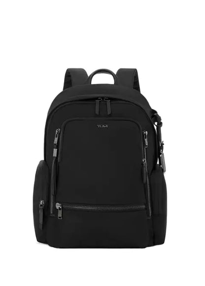 Tumi Voyageur Celina Laptop Backpack with trolley sleeve Black Gunmetal