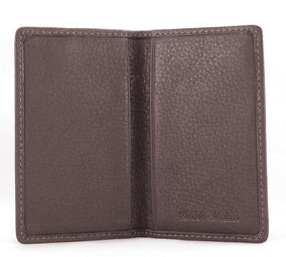 Osgoode Marley Leather Business Card Case Wallet- 1508 Espresso