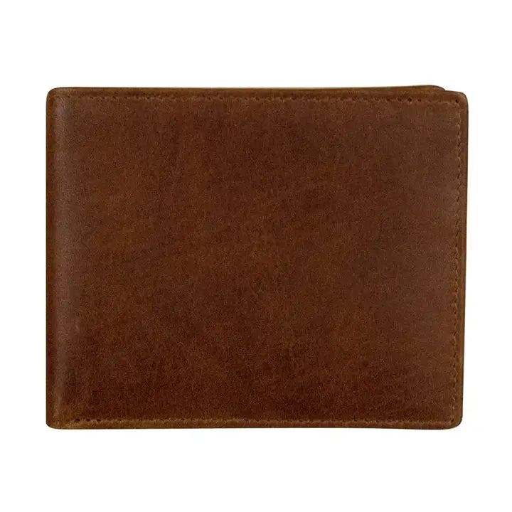 ili New York Leather Bifold Wallet w/ ID and RFID