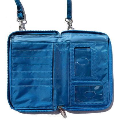 *NEW* Big Skinny RFID Blocking Cambridge Crossbody Phone Wallet Hands-Free