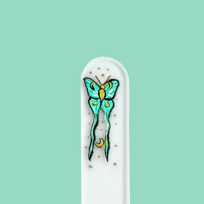 Czech Glass Nail File - Small- Hand Painted
