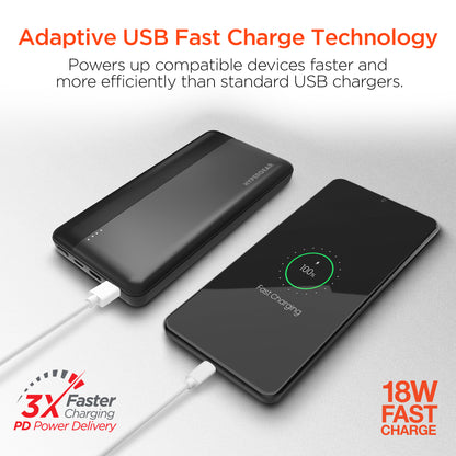 HyperGear 10000mAH 20W PD + USB Power Bank