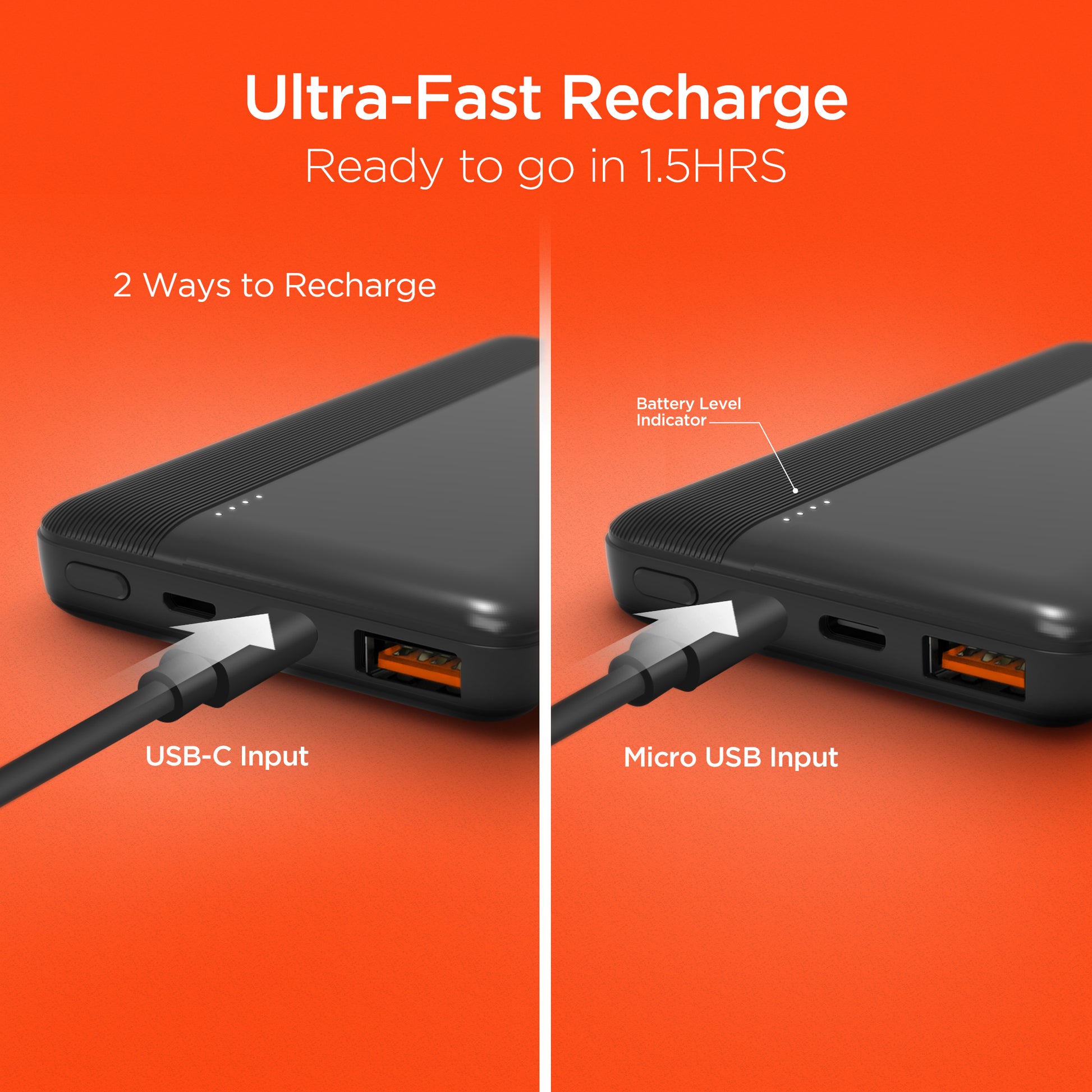 HyperGear 10000mAH 20W PD + USB Power Bank
