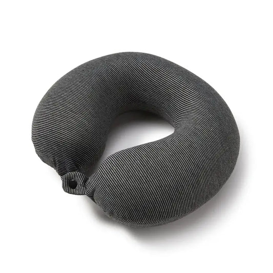 Bucky Memory Foam Neck Pillow Black Stripe