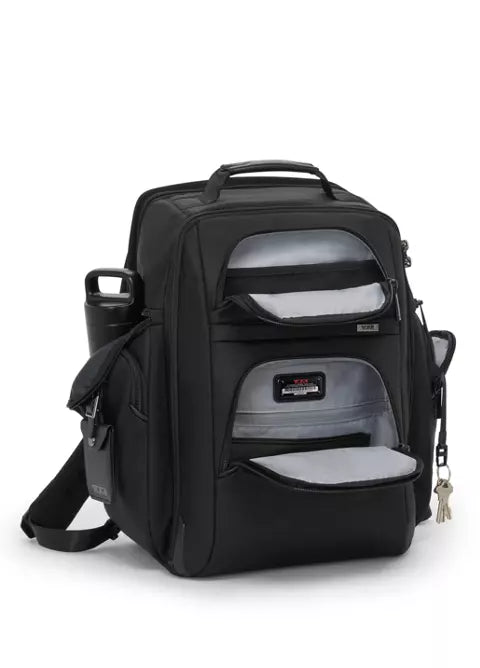TUMI Alpha Brief Pack® Laptop Backpack with trolley sleeve