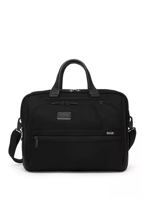 Tumi Alpha Medium 15" Expandable Briefcase Black